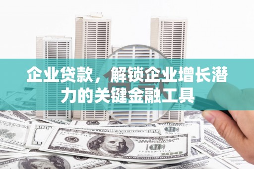 富拉尔基企业贷款，解锁企业增长潜力的关键金融工具
