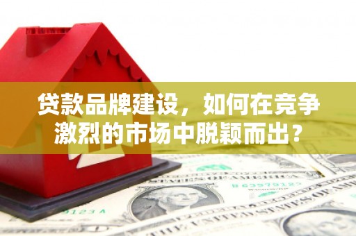 富拉尔基贷款品牌建设，如何在竞争激烈的市场中脱颖而出？