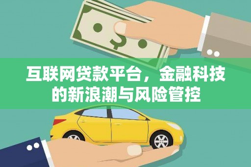 富拉尔基互联网贷款平台，金融科技的新浪潮与风险管控