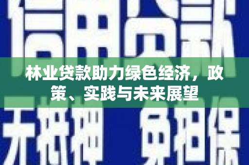 富拉尔基林业贷款助力绿色经济，政策、实践与未来展望