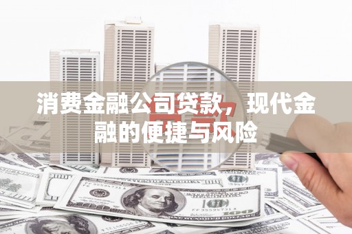 富拉尔基消费金融公司贷款，现代金融的便捷与风险