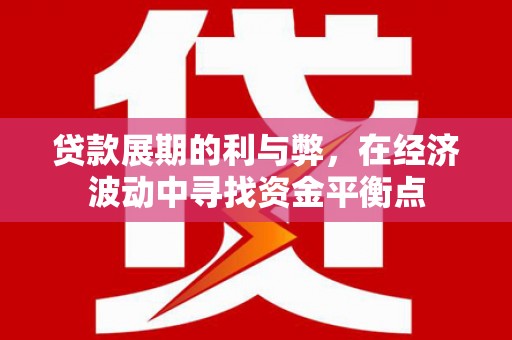 富拉尔基贷款展期的利与弊，在经济波动中寻找资金平衡点